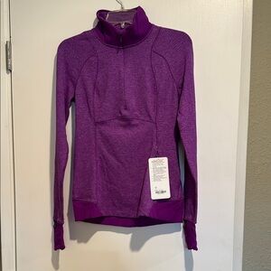 Purple Quarter-Zip Pullover